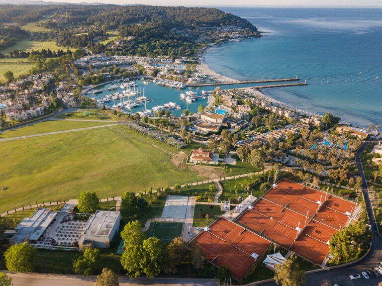 Sani tennis center in Greece